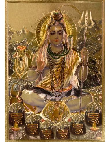dios-shiva-poster-lamina-dorada-meditacion