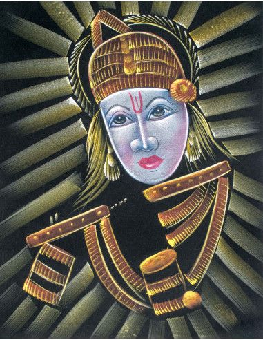 tapiz-krishna-dios-hindu-pintado-sobre-terciopelo