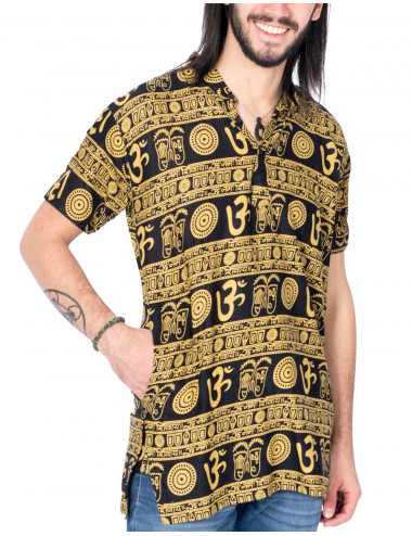 Recuerdo Bangladesh malla Camisas hippies de Hombre - Tienda Hippie