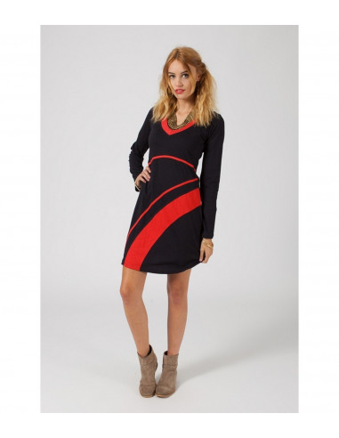 vestido_nepal_corto_negro_rojo vestido_nepal_corto_negro_rojo