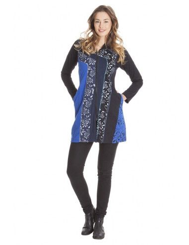 chaqueta-mujer-capucha-azul-claro chaqueta-mujer-capucha-azul-claro