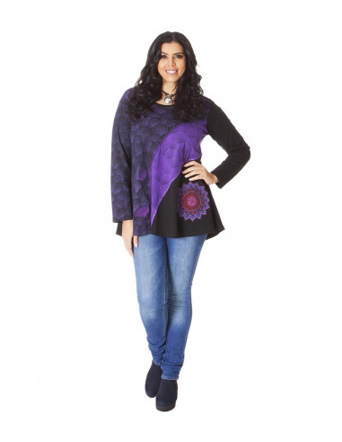 camiseta_tallas_grandes_invierno_violeta camiseta_tallas_grandes_invierno_violeta