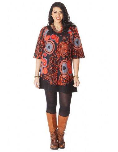camisola_manga3/4_tallas_grandes_negro camisola_manga3/4_tallas_grandes_negro