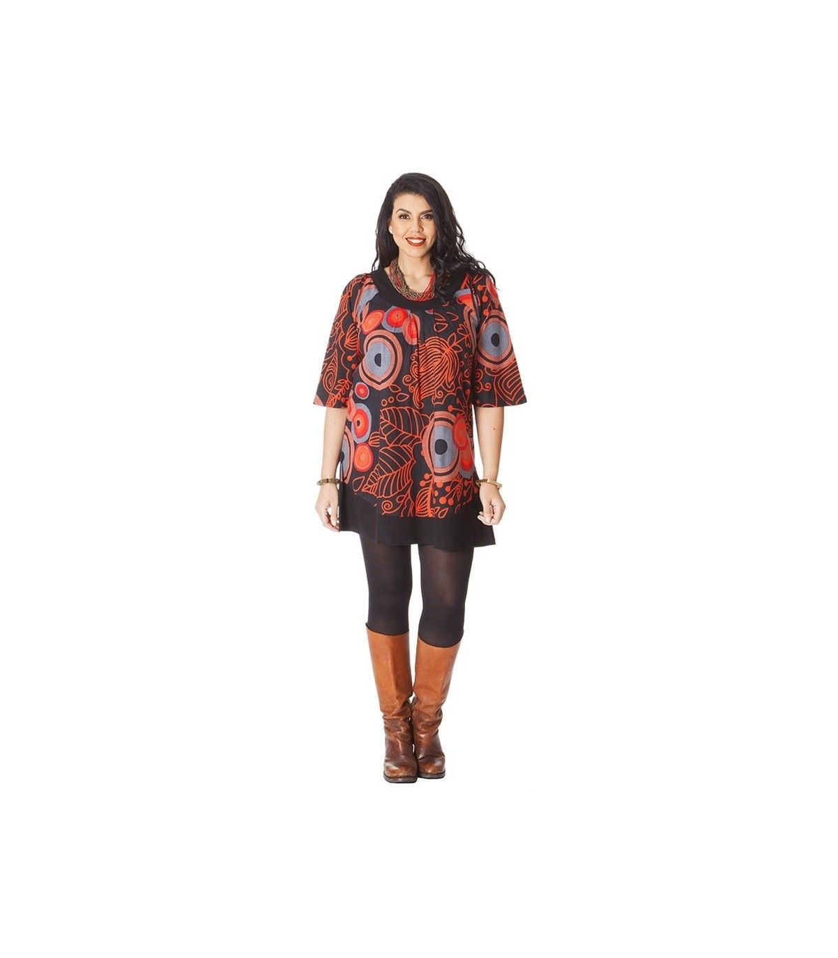camisola_manga3/4_tallas_grandes_negro camisola_manga3/4_tallas_grandes_negro