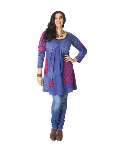 tunica_frunce_tallas_grandes_celeste tunica_frunce_tallas_grandes_celeste