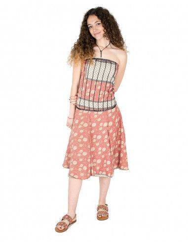 vestido-corto-strapless-rosa vestido-corto-strapless-rosa