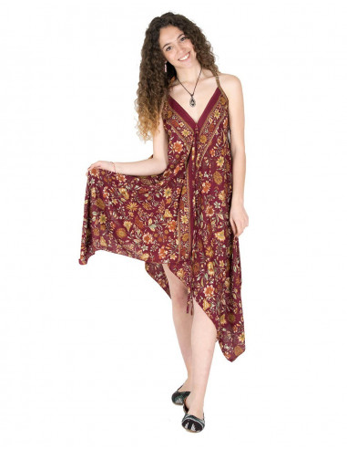 vestido-desigual-bordo-midi vestido-desigual-bordo-midi