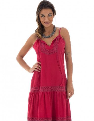 dress-long-liso-fuchsia-stringers-detail dress-long-liso-fuchsia-stringers-detail