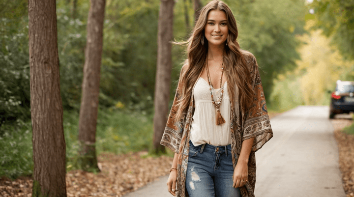 Bohemian and hippie chic fashion trends 2024